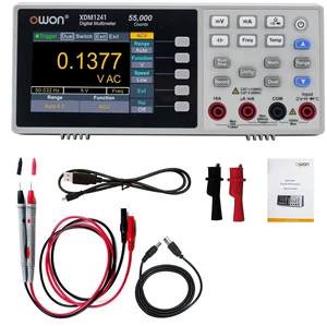 OWON XDM1241 Bench-Type Digital Multimeter with Rechargeable Batteries True RMS High Accuracy Universal Desktop Multimeters OWON XDM1241 Bench-Type Digital Multimeter with Rechargeable Batteries True RMS High Accuracy Universal Desktop Multimeters