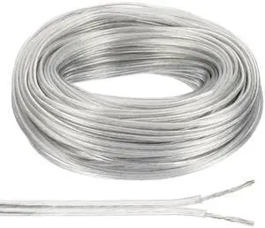 PATIKIL 200Ft 18/2 PVC Covered Wire, 300V SPT-1 Lamp Cord Insulated Heat Resistant Electronical Flexible Cable for LED Lamp Wire Audio Cable Speaker, Clear, UL Listed PATIKIL 200Ft 18/2 PVC Covered Wire, 300V SPT-1 Lamp Cord Insulated Heat Resistant Electronical Flexible Cable for LED Lamp Wire Audio Cable Speaker, Clear, UL Listed