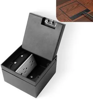 KYHSHJ Recessed Flat Hidden Socket Kit with Recessed Duplex 15A and 5V 2.4A 1 *USB-A Ports &1*C Port USB Charging Ports.Corrosive Resistant Hardware,Black KYHSHJ Recessed Flat Hidden Socket Kit with Recessed Duplex 15A and 5V 2.4A 1 *USB-A Ports &1*C Port USB Charging Ports.Corrosive Resistant Hardware,Black