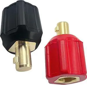 05335 Welding Leads Adapter Set, Dinse-Type Machine Plug Connector, Connect Lenco or Tweco Style LC40 Male to Dinse Style Female, Includes 1 Red and 1 Black adapter, Welder Cable Terminal Adapter 05335 Welding Leads Adapter Set, Dinse-Type Machine Plug Connector, Connect Lenco or Tweco Style LC40 Male to Dinse Style Female, Includes 1 Red and 1 Black adapter, Welder Cable Terminal Adapter