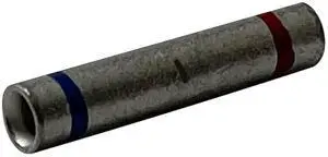 (100) Non-Insulated 22-18 to 16-14 Gauge Step Down Butt Splice Connector Uninsulated Wire Terminal - USA Made (100) Non-Insulated 22-18 to 16-14 Gauge Step Down Butt Splice Connector Uninsulated Wire Terminal - USA Made