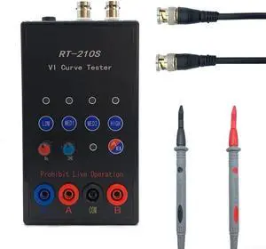 210S Dual Channel VI Curve Tracer Analog Signature Analyzer Circuit Board Fault Finder PCB Diagnostic Tool Offline Component Tester for Electronic Repair 210S Dual Channel VI Curve Tracer Analog Signature Analyzer Circuit Board Fault Finder PCB Diagnostic Tool Offline Component Tester for Electronic Repair