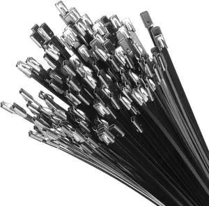 XINGO 11.8 inch Black Metal Zip Ties (600 Pack), 304 Stainless Steel Heavy Duty Zip Ties, 300lbs Tensile Strength, Multi-Purpose Self-locking Cable Ties for Exhaust Wrap, Outdoor and Canopy Etc XINGO 11.8 inch Black Metal Zip Ties (600 Pack), 304 Stainless Steel Heavy Duty Zip Ties, 300lbs Tensile Strength, Multi-Purpose Self-locking Cable Ties for Exhaust Wrap, Outdoor and Canopy Etc