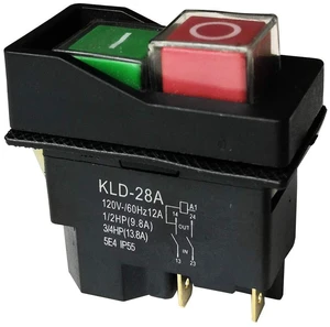 KLD-28A Waterproof Electromagnetic Pushbutton Switches for Slicer Cutter 4Pins 120V 5E4 KLD-28A Waterproof Electromagnetic Pushbutton Switches for Slicer Cutter 4Pins 120V 5E4
