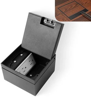 KYHSHJ Recessed Flat Hidden Socket Kit with Recessed Duplex 15A and 5V 2.4A 1 USB-A Ports &1 USB-C Port USB Charging Ports.Corrosive Resistant Hardware,Black KYHSHJ Recessed Flat Hidden Socket Kit with Recessed Duplex 15A and 5V 2.4A 1 USB-A Ports &1 USB-C Port USB Charging Ports.Corrosive Resistant Hardware,Black