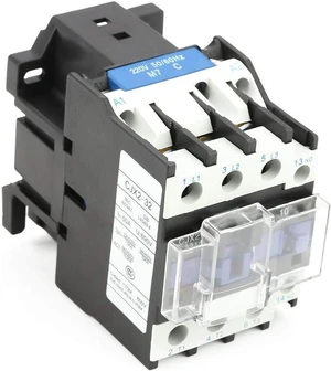 CJX2-3210 AC 220V Magnetic Contactor 1NO 3-Phase 3-Pole Motor Controller Rail Mount Contactor Replacement 220V 32A 50/60 Hz CJX2-3210 AC 220V Magnetic Contactor 1NO 3-Phase 3-Pole Motor Controller Rail Mount Contactor Replacement 220V 32A 50/60 Hz