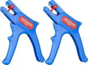 WEICON Tools Wire Stripper No. 5, Set of 2, Automatic Wire Stripper 0.2-6 mm², with Side Cutter up to 2 mm WEICON Tools Wire Stripper No. 5, Set of 2, Automatic Wire Stripper 0.2-6 mm², with Side Cutter up to 2 mm