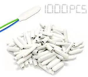 Low Voltage Wire Connectors - Dry B-Connectors Wire Splices Crimp Bean Type Splice for Low Voltage, White (1000Pcs) Low Voltage Wire Connectors - Dry B-Connectors Wire Splices Crimp Bean Type Splice for Low Voltage, White (1000Pcs)