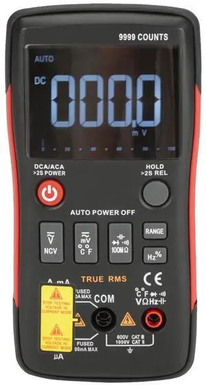 Q1 True RMS Digital Multimeter 9 Counts with Analog Bar APH Display Multimeter for Electrical Testing Q1 True RMS Digital Multimeter 9 Counts with Analog Bar APH Display Multimeter for Electrical Testing