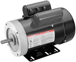1.5HP Electric Motor, 3450 RPM, AC 115V/230V, 56C Frame, Single-Phase Air Compressor Motor with 5/8" Keyed Shaft, CW/CCW Rotation for Agricultural and General Equipment 1.5HP Electric Motor, 3450 RPM, AC 115V/230V, 56C Frame, Single-Phase Air Compressor Motor with 5/8" Keyed Shaft, CW/CCW Rotation for Agricultural and General Equipment
