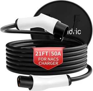 21FT Tesla Extension Cord 50A 240V, Heavy Duty Waterproof EV Charging Extension Cable for NACS Charger, ETL Listed for Model X/Y/3/S/Cybertruck (21FT, 50A) 21FT Tesla Extension Cord 50A 240V, Heavy Duty Waterproof EV Charging Extension Cable for NACS Charger, ETL Listed for Model X/Y/3/S/Cybertruck (21FT, 50A)