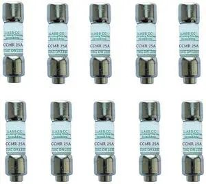 10-Pack New CCMR-25 CCMR 25A CCMR025 CCMR-25A 600Vac Time Delay Fuse,CCMR-25A Current Limiting Class CC Rejection Cartridge Fuses 10-Pack New CCMR-25 CCMR 25A CCMR025 CCMR-25A 600Vac Time Delay Fuse,CCMR-25A Current Limiting Class CC Rejection Cartridge Fuses