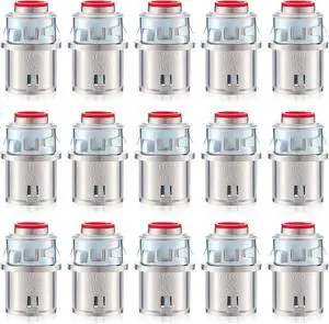 Relaxweex Metal-Clad Cable Connectors Zinc Electrical Conduit Connector 3/8" Snap in Connectors for Steel and Aluminum Cable(15 Pack) Relaxweex Metal-Clad Cable Connectors Zinc Electrical Conduit Connector 3/8" Snap in Connectors for Steel and Aluminum Cable(15 Pack)