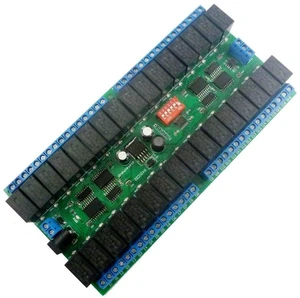 DC 12V 32ch Modbus RTU RS485 Relay Switch Board UART Serial Port Module for DIY Electronic Sensor LED (1, 32 Channels) DC 12V 32ch Modbus RTU RS485 Relay Switch Board UART Serial Port Module for DIY Electronic Sensor LED (1, 32 Channels)