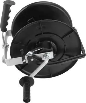 Cryfokt 3:1 Geared Reel, Manual Electric Fence Reel, High Strength ABS, Locking Function, Sturdy Metal Stand, Rope Cord Reel, Electrified Rope Winder for Farms, Pastures, Mld 005 Cryfokt 3:1 Geared Reel, Manual Electric Fence Reel, High Strength ABS, Locking Function, Sturdy Metal Stand, Rope Cord Reel, Electrified Rope Winder for Farms, Pastures, Mld 005