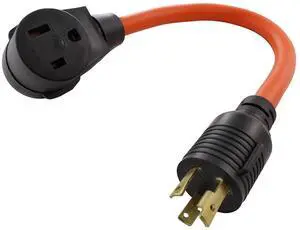 AC WORKS 6-50 Welder Adapter (L6-30 30A 250V 3-Prong Locking to 6-50) AC WORKS 6-50 Welder Adapter (L6-30 30A 250V 3-Prong Locking to 6-50)