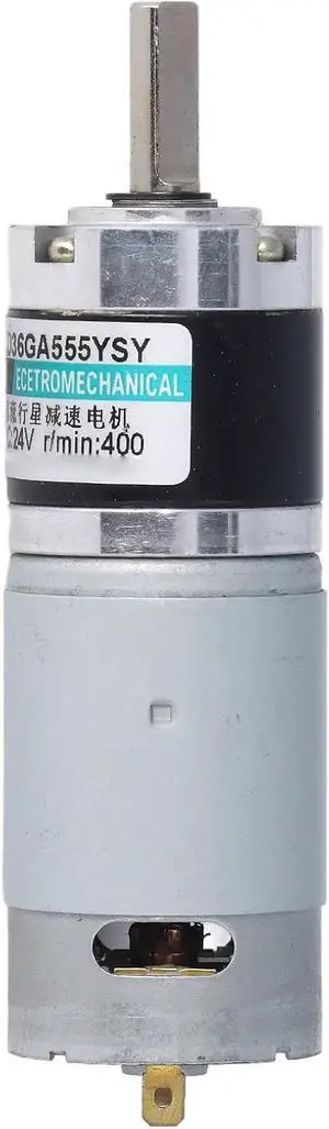 24V DC Gear Motor 400 RPM CW/CCW Rotation Large Torsion Adjustable Speed for Diverse Applications 24V DC Gear Motor 400 RPM CW/CCW Rotation Large Torsion Adjustable Speed for Diverse Applications
