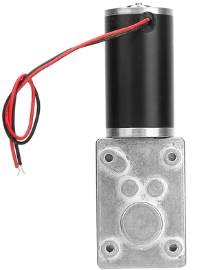 Worm Gear Motor, High Torsion Speed Reduce Electric Gearbox Motor Reversible 8mm Shaft 12V(12V,400RPM) Worm Gear Motor, High Torsion Speed Reduce Electric Gearbox Motor Reversible 8mm Shaft 12V(12V,400RPM)