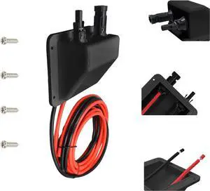 Solar Cable Entry Gland,10Ft 10AWG Black Soft Solar Extension Cable and Connector,UV Resistance Dual Cable Entry Gland Housing on Rv,Boat,Camper (3m, Black) Solar Cable Entry Gland,10Ft 10AWG Black Soft Solar Extension Cable and Connector,UV Resistance Dual Cable Entry Gland Housing on Rv,Boat,Camper (3m, Black)