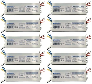 ROBERTSON 2P20132 Quik-Pak of 10 Fluorescent eBallast, 2 F40T12 Linear Lamp, Preheat- Rapid Start, 120Vac, 50-60Hz, Normal Ballast Factor, NPF, Model RSW234T12120 /A (Replaces Model RSW240T12120 /B) ROBERTSON 2P20132 Quik-Pak of 10 Fluorescent eBallast, 2 F40T12 Linear Lamp, Preheat- Rapid Start, 120Vac, 50-60Hz, Normal Ballast Factor, NPF, Model RSW234T12120 /A (Replaces Model RSW240T12120 /B)