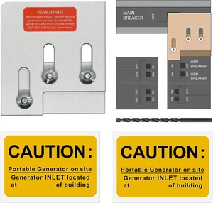 Generator Interlock Kit Suitable for Square D QO or Homeline 150 or 200 amp Panels. Generator Interlock Kit Suitable for Square D QO or Homeline 150 or 200 amp Panels.