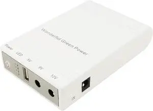 Gavery 24W 5V 9V 12V Uninterruptible Power Supply Backup Power Adapter 10400mAh Uninterruptible Supply for WiFi Router Gavery 24W 5V 9V 12V Uninterruptible Power Supply Backup Power Adapter 10400mAh Uninterruptible Supply for WiFi Router