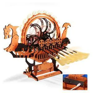 ROKR Viking Dragon Ship 3D Wooden Puzzle for Adults, 3Hour QuickBuild Model Kit with LED Orange Lights, Automatic Paddles, Desktop Decor, Gift for Men & Boys Age 14+ ROKR Viking Dragon Ship 3D Wooden Puzzle for Adults, 3Hour QuickBuild Model Kit with LED Orange Lights, Automatic Paddles, Desktop Decor, Gift for Men & Boys Age 14+