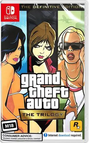 Grand Theft Auto: The Trilogy - The Definitive Edition (Region Free) - Nintendo Switch Grand Theft Auto: The Trilogy - The Definitive Edition (Region Free) - Nintendo Switch