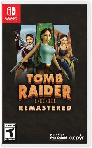 Tomb Raider I-III Remastered Starring Lara Croft - Nintendo Switch Tomb Raider I-III Remastered Starring Lara Croft - Nintendo Switch