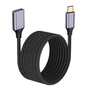 USB Female to USBC Male Cable Adapter(2M/6.6 Ft),USB Female to USB-c Cable,Typec to USB3.0 Adapter,usba to c Male for Phone/Laptop/Tablet/Switch USBC Device USB Female to USBC Male Cable Adapter(2M/6.6 Ft),USB Female to USB-c Cable,Typec to USB3.0 Adapter,usba to c Male for Phone/Laptop/Tablet/Switch USBC Device