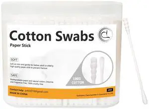1000pcs Tiny Cotton Buds, with Round & Spiral for Baby Ear Nose Clean 1000pcs Tiny Cotton Buds, with Round & Spiral for Baby Ear Nose Clean