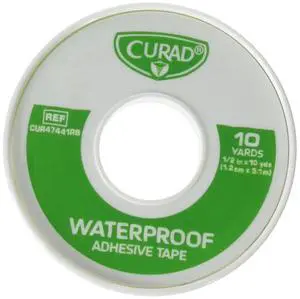 Waterproof Adhesive Tape, Strong Cotton Cloth Backing, Water and Oil Resistant, Durable, 1/2" Width, 10 Yards Length Waterproof Adhesive Tape, Strong Cotton Cloth Backing, Water and Oil Resistant, Durable, 1/2" Width, 10 Yards Length