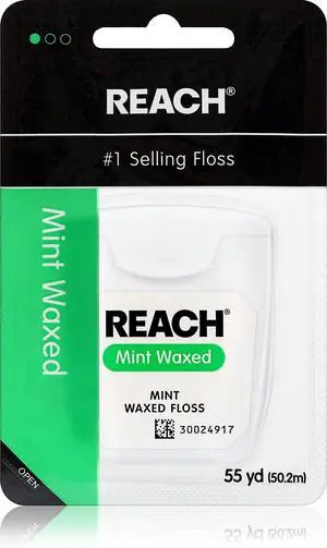 Waxed Dental Floss, Mint, Plaque Remover for Teeth, Shred Resistant, Floss Slides Smoothly, Easy to Use, Waxed, Deep Cleaning Teeth, Oral Care, Pfas Free, for Adults and Kids, 55 yd, 1 Count Waxed Dental Floss, Mint, Plaque Remover for Teeth, Shred Resistant, Floss Slides Smoothly, Easy to Use, Waxed, Deep Cleaning Teeth, Oral Care, Pfas Free, for Adults and Kids, 55 yd, 1 Count