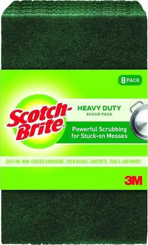 Heavy Duty Scouring Pad, 8 Pack Heavy Duty Scouring Pad, 8 Pack