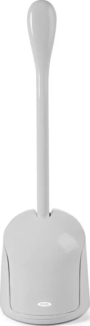 Good Grips Compact Toilet Brush & Holder Set - Gray Good Grips Compact Toilet Brush & Holder Set - Gray