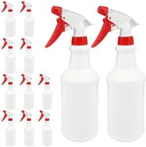 16 Oz Spray Bottle (12 Pack),Spray Bottles for Cleaning,Reusable Empty Refillable Solutions Plastic Bottle,Spray Bottle Bulk for Garden,Plants,Water,Kitchen and Commercial 16 Oz Spray Bottle (12 Pack),Spray Bottles for Cleaning,Reusable Empty Refillable Solutions Plastic Bottle,Spray Bottle Bulk for Garden,Plants,Water,Kitchen and Commercial