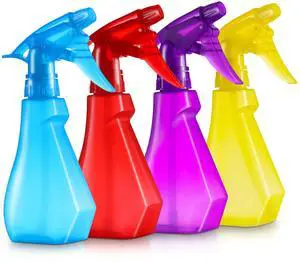 8oz 4-Pack Empty Spray Bottles for Cleaning Heavy Duty, Small Spray Bottle for Hair, Plant Mister, Squirt Bottle for Cats, Spritzer Bottles for BBQ - Multi-color Water Sprayer - BPA-Free 8oz 4-Pack Empty Spray Bottles for Cleaning Heavy Duty, Small Spray Bottle for Hair, Plant Mister, Squirt Bottle for Cats, Spritzer Bottles for BBQ - Multi-color Water Sprayer - BPA-Free