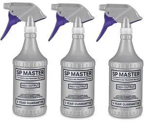 SP Master 32 oz Spray Bottle (3 pack), The write-in section permits the identification of the bottle contents to avoid guesswork and costly mix-ups. SP Master 32 oz Spray Bottle (3 pack), The write-in section permits the identification of the bottle contents to avoid guesswork and costly mix-ups.