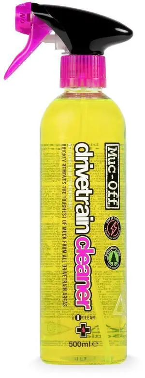 Bio Drivetrain Cleaner, 500 Milliliters - Effective Biodegradable Bicycle Chain Cleaner and Degreaser Spray - Suitable for All Types of Bike Bio Drivetrain Cleaner, 500 Milliliters - Effective Biodegradable Bicycle Chain Cleaner and Degreaser Spray - Suitable for All Types of Bike