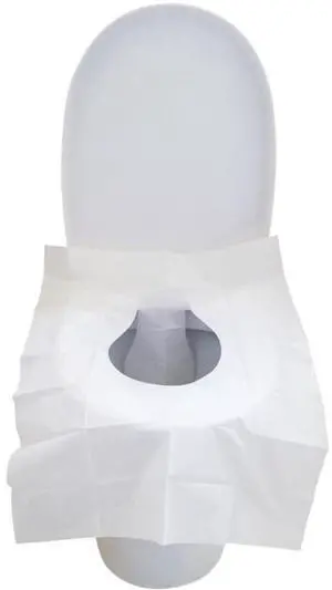 Toilet Seat Cover Paper Flushable (40 Pcs) Thickening, Enlarging- Flushable - 22x16.54" (Half-Fold) Toilet Seat Cover Paper Flushable (40 Pcs) Thickening, Enlarging- Flushable - 22x16.54" (Half-Fold)