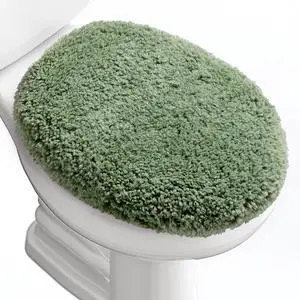 Soft Microfiber Toilet Seat Cover 17.5" x 15" Machine Washable Soft Microfiber Toilet Seat Cover 17.5" x 15" Machine Washable