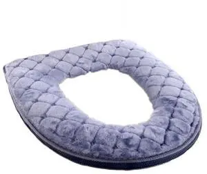 Soft Toilet Seat Cushion Washable and Comfortable Toilet Seat Cover Pads Reusable Thicker Warmer Cover Pads with Zipper (Grey) Soft Toilet Seat Cushion Washable and Comfortable Toilet Seat Cover Pads Reusable Thicker Warmer Cover Pads with Zipper (Grey)
