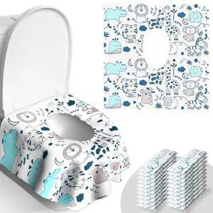 20 Pack Disposable Toilet Seat Covers for Travel, Individually Wrapped 20 Pack Disposable Toilet Seat Covers for Travel, Individually Wrapped