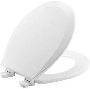 500EC 390 Toilet Seat with Easy Clean & Change Hinges, 1 Pack Round, Cotton White 500EC 390 Toilet Seat with Easy Clean & Change Hinges, 1 Pack Round, Cotton White