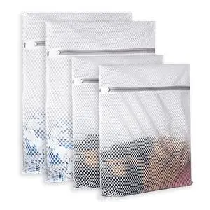 Extra Large Honeycomb Mesh Laundry Bag125gsm Net Fabric Durable and Reusable Delicate Wash Bag,Travel Organization Bag for Lingerie,Clothes,Jeans,Bath Towel,Sock (Set of 4(2L+2XL)) Extra Large Honeycomb Mesh Laundry Bag125gsm Net Fabric Durable and Reusable Delicate Wash Bag,Travel Organization Bag for Lingerie,Clothes,Jeans,Bath Towel,Sock (Set of 4(2L+2XL))