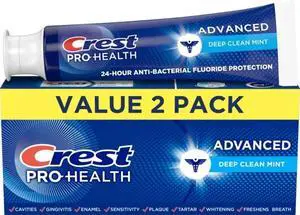 Pro-Health Advanced Deep Clean Mint Toothpaste, 2 Count (Pack of 1) Pro-Health Advanced Deep Clean Mint Toothpaste, 2 Count (Pack of 1)