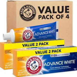 Advance White Toothpaste, Clean Mint, 6.0 oz, 4-Pack Advance White Toothpaste, Clean Mint, 6.0 oz, 4-Pack