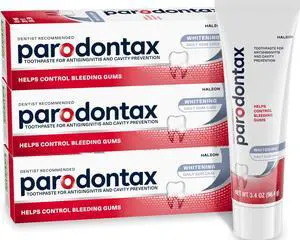 Teeth Whitening Toothpaste, to Help Bleeding Gums, 3.4 Oz x 3 Teeth Whitening Toothpaste, to Help Bleeding Gums, 3.4 Oz x 3
