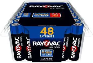 High Energy AA Batteries (48 Pack), Alkaline Double AA Battery High Energy AA Batteries (48 Pack), Alkaline Double AA Battery