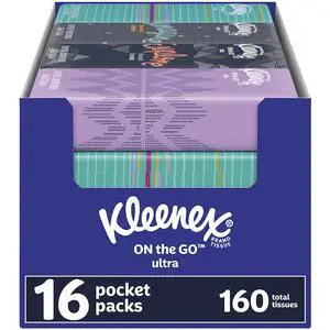 Kimberly-clark Corp 11975 Kleenex White Facial Tissue (Pack of 16) Kimberly-clark Corp 11975 Kleenex White Facial Tissue (Pack of 16)